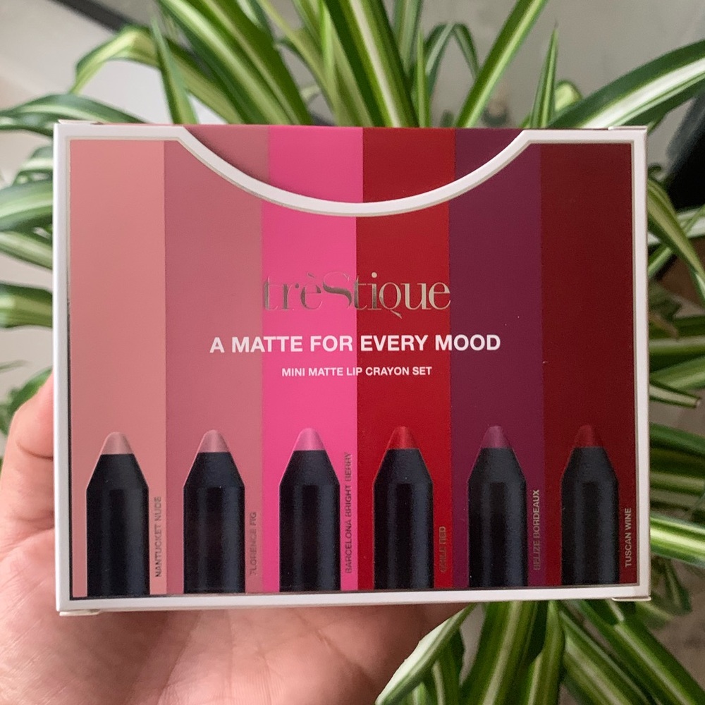 treStiQue Mini Matte Lip Crayon Set